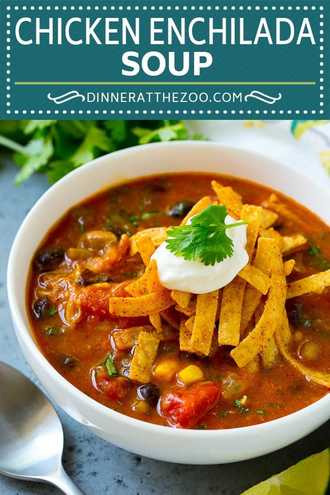 Chicken Enchilada Soup | Mexican Soup | Enchilada Soup #soup #chicken #chickensoup #beans #corn #dinner #jonep
