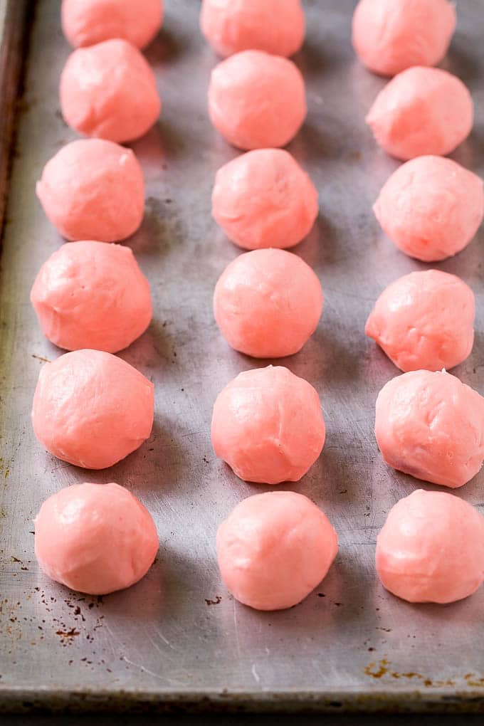 Chocolate Covered Cherries Recipe | Cherry Cordials | Cherry Candy #chocolate #candy #dessert #cherry #sweets #jonep Pink fondant wrapped maraschino cherries.