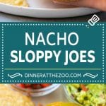 Nacho Sloppy Joes Recipe | Ground Beef Recipe | Easy Sloppy Joes #beef #nachos #cheese #spicy #sandwich #dinner #jonep