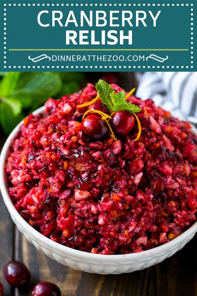 Cranberry Relish Recipe | Cranberry Sauce | Raw Cranberry Relish #cranberry #relish #sauce #thanksgiving #fall #dinner #jonep