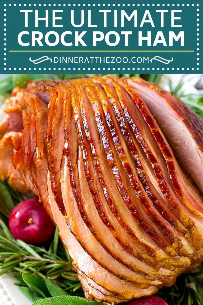 Crock Pot Ham Recipe | Slow Cooker Ham | Glazed Ham | Thanksgiving Ham | Christmas Ham | Easter Ham #ham #slowcooker #crockpot #dinner #christmas #thanksgiving #easter #glutenfree #jonep