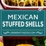 Mexican Stuffed Shells Recipe | Stuffed Shells | Mexican Pasta #dinner #pasta #mexican #beef #noodles #cheese #jonep
