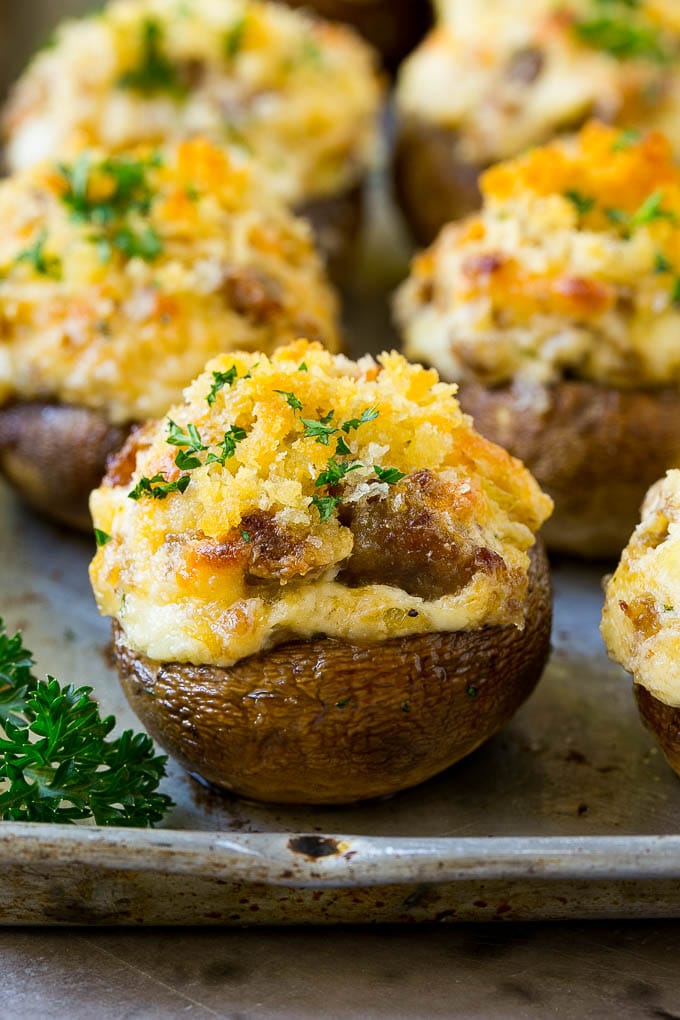 Sausage Stuffed Mushrooms Recipe | Stuffed Mushrooms | Mushroom Appetizer #mushrooms #sausage #appetizer #lowcarb #keto #jonep Sausage stuffed mushrooms filled with Italian sausage and three types of cheese.