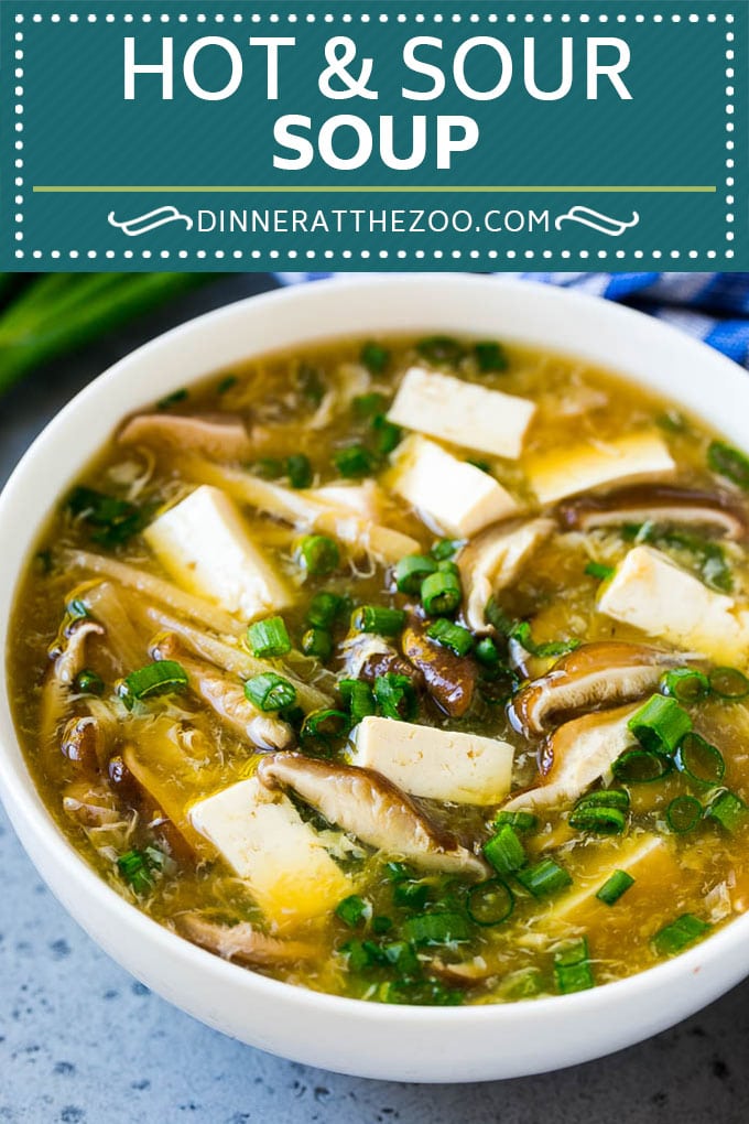 Hot and Sour Soup Recipe | Chinese Soup Recipe #soup #chinese #asian #dinner #vegetarian #tofu #mushrooms #jonep