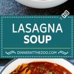 Lasagna Soup Recipe | Italian Soup | Ground Beef Soup #lasagna #pasta #soup #beef #dinner #jonep #italian