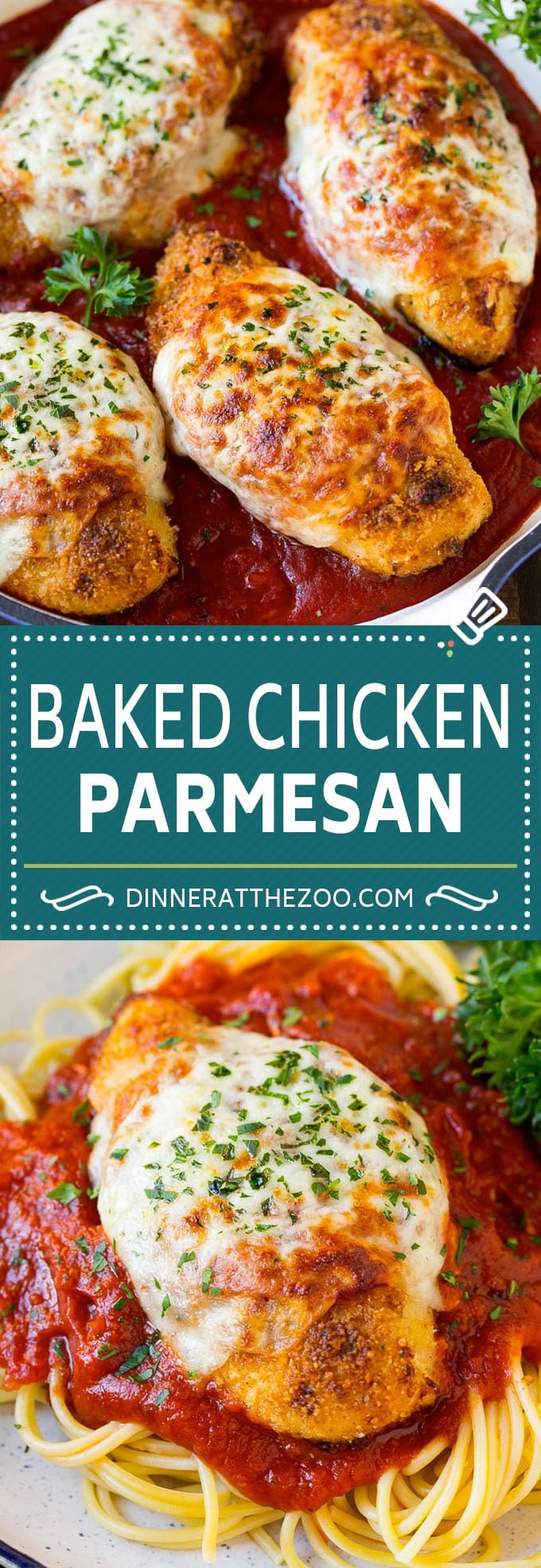 Baked Chicken Parmesan Recipe | Italian Chicken Parmesan | Baked Chicken #chicken #cheese #pasta #dinner #jonep