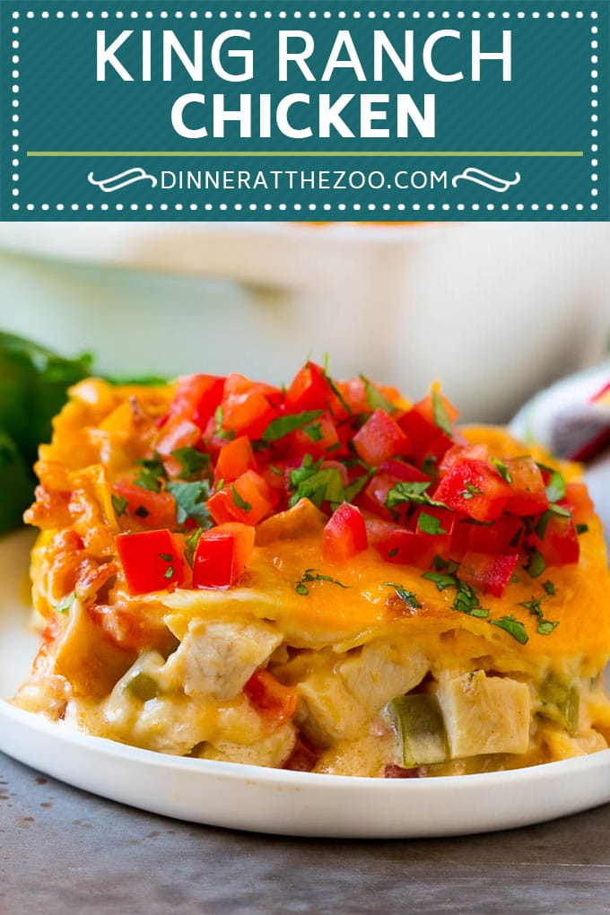 King Ranch Chicken Recipe | Mexican Chicken Casserole | Creamy Chicken Casserole #casserole #chicken #cheese #comfortfood #dinner #jonep