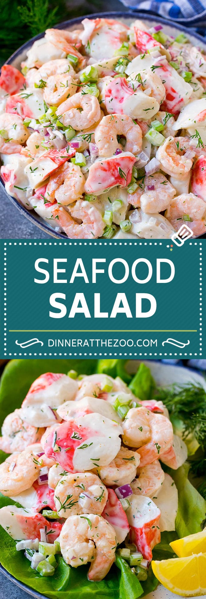 Seafood Salad Recipe | Shrimp Salad Recipe | Crab Salad #salad #shrimp #crab #seafood #lunch #lowcarb #dinner #jonep