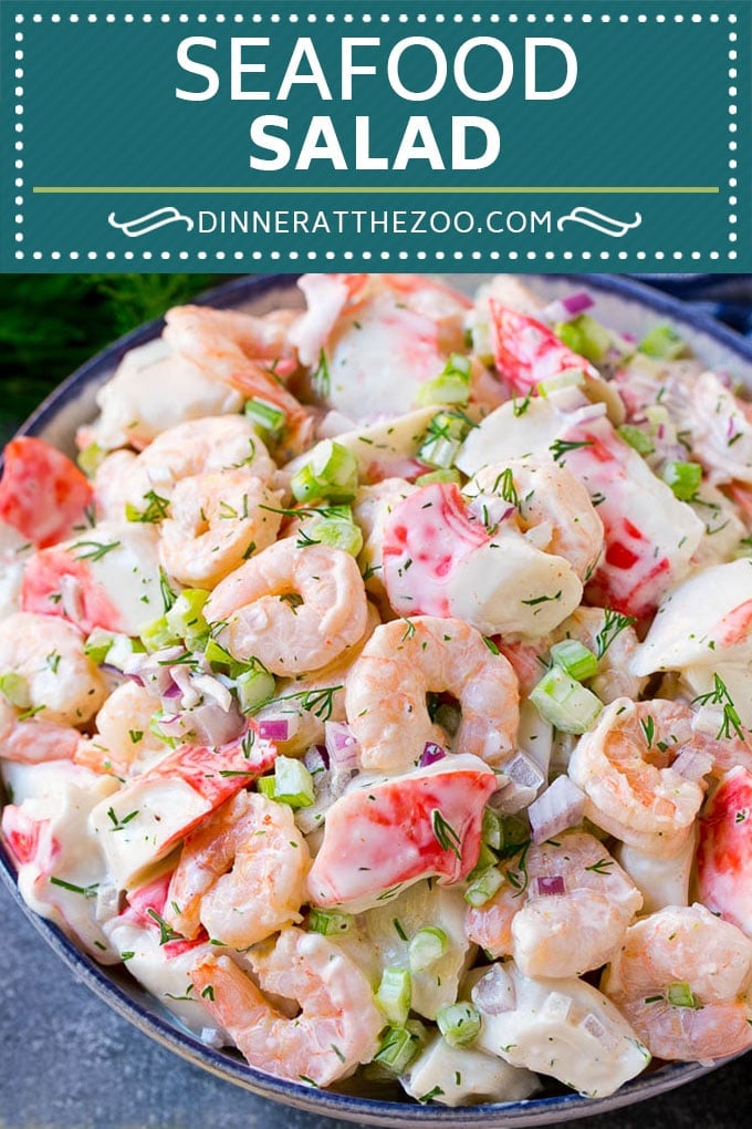 Seafood Salad Recipe | Shrimp Salad Recipe | Crab Salad #salad #shrimp #crab #seafood #lunch #lowcarb #dinner #jonep