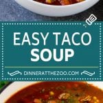 Taco Soup Recipe | Beef Taco Soup | Mexican Soup #soup #beef #taco #mexicanfood #beans #dinner #jonep