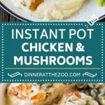 Instant Pot Chicken with Mushroom Sauce | Instant Pot Chicken Recipe | Mushroom Chicken #instantpot #chicken #mushrooms #pressurecooker #dinner #jonep