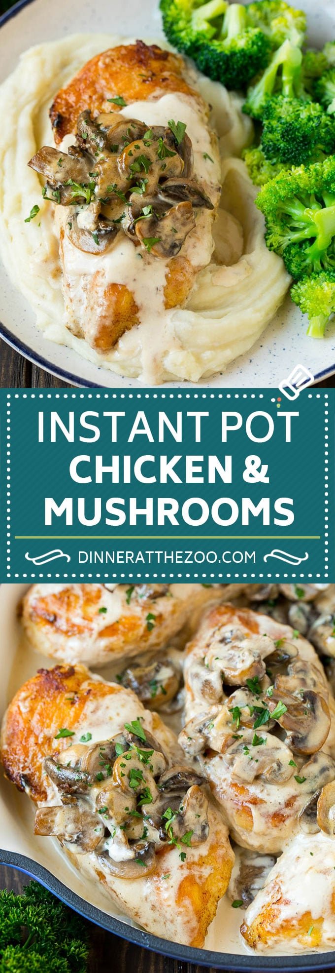Instant Pot Chicken with Mushroom Sauce | Instant Pot Chicken Recipe | Mushroom Chicken #instantpot #chicken #mushrooms #pressurecooker #dinner #jonep