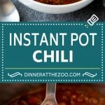 Instant Pot Chili Recipe | Pressure Cooker Chili | Beef Chili | Beef and Bean Chili #chili #beef #beans #instantpot #pressurecooker #dinner #soup #jonep