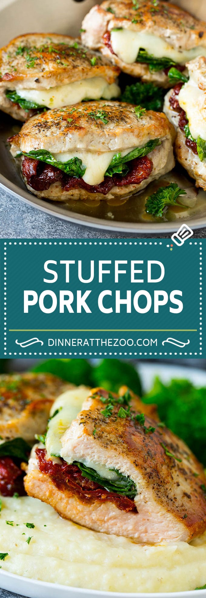 Stuffed Pork Chops Recipe | Boneless Pork Chops Recipe | Italian Pork Chops #pork #porkchops #cheese #lowcarb #dinner #jonep
