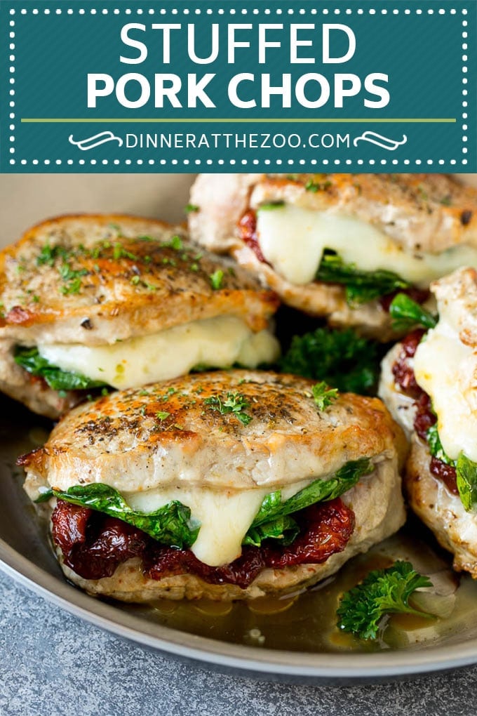 Stuffed Pork Chops Recipe | Boneless Pork Chops Recipe | Italian Pork Chops #pork #porkchops #cheese #lowcarb #dinner #jonep