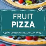 Fruit Pizza Recipe | Dessert Pizza | Fruit Dessert #cookie #fruit #pizza #dessert #sweets #jonep