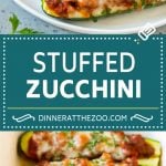 Stuffed Zucchini Boats Recipe | Baked Zucchini | Low Carb Zucchini #dinner #lowcarb #keto #zucchini #sausage #jonep