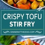 Tofu Stir Fry Recipe | Crispy Tofu | Tofu and Vegetables | Vegetable Stir Fry #tofu #vegetarian #stirfry #zucchini #dinner #meatless #jonep