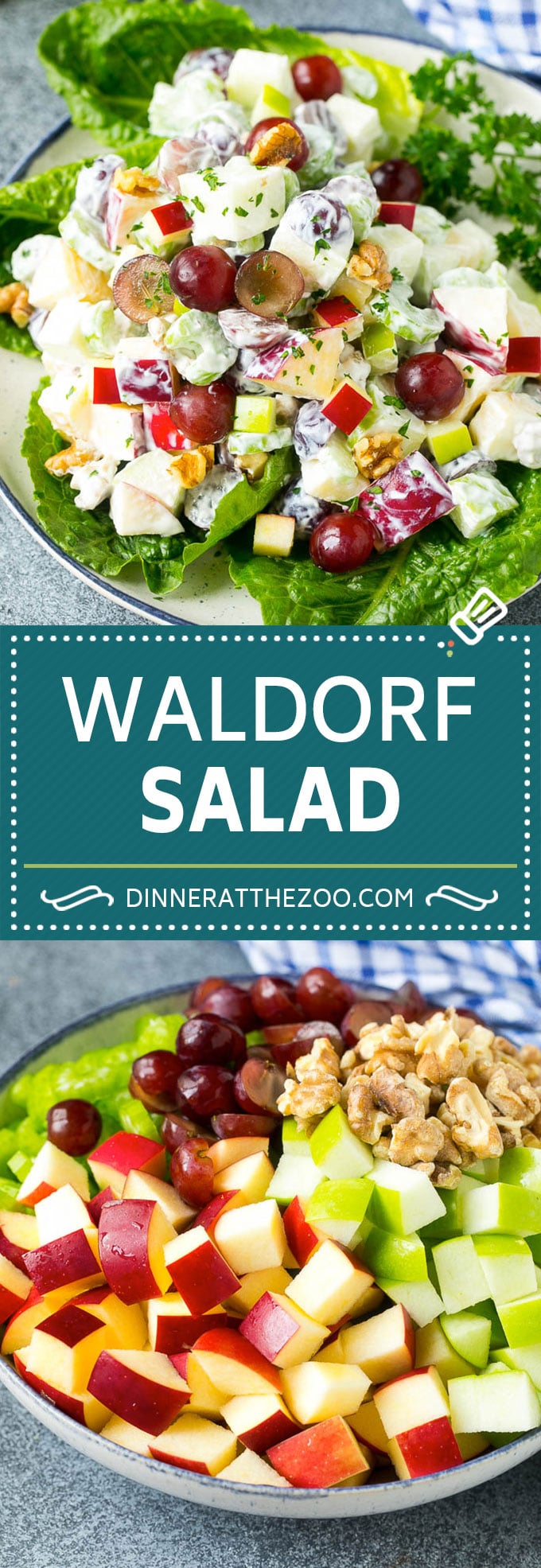 Waldorf Salad Recipe | Apple Salad | Fruit Salad #salad #fruit #apples #grapes #lunch #jonep #glutenfree