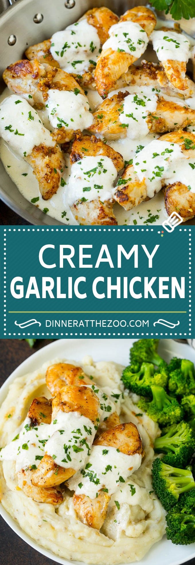 Creamy Garlic Chicken Recipe | Chicken Breast Tenders | Sauteed Chicken #chicken #garlic #parmesan #dinner #glutenfree #keto #lowcarb #jonep
