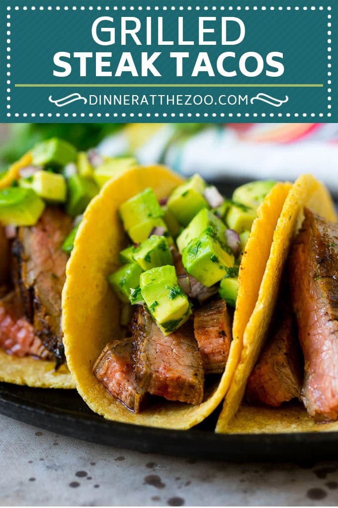 Steak Tacos Recipe | Beef Tacos | Grilled Steak #steak #tacos #tacotuesday #avocado #dinner #jonep