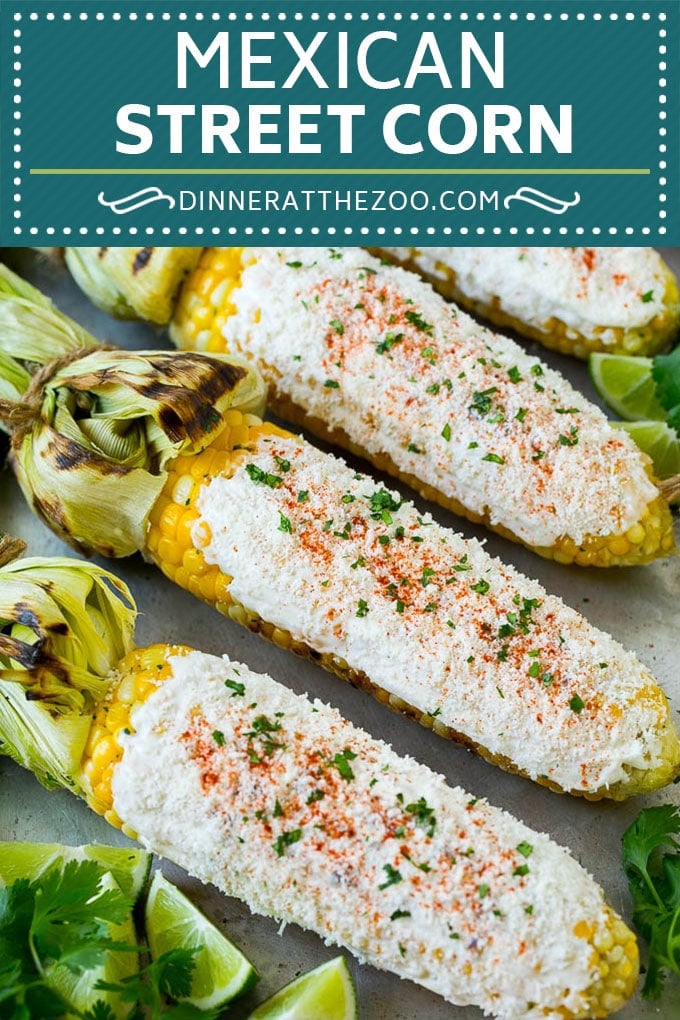 Mexican Street Corn Recipe | Elote Corn | Mexican Corn on the Cob #corn #sidedish #summer #cheese #grilling #dinner #jonep
