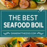 Seafood Boil Recipe | Shrimp Boil #lobster #shrimp #clams #crab #sausage #corn #potatoes #dinner #jonep