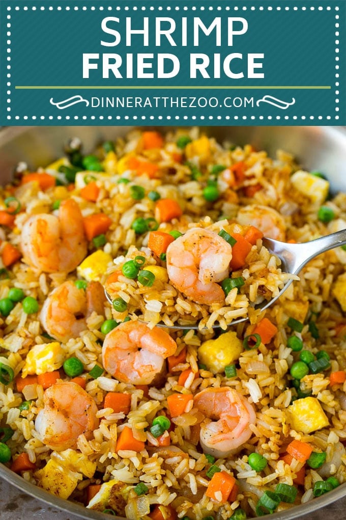 Shrimp Fried Rice Recipe | Chinese Fried Rice #rice #shrimp #peas #carrots #sidedish #dinner #jonep