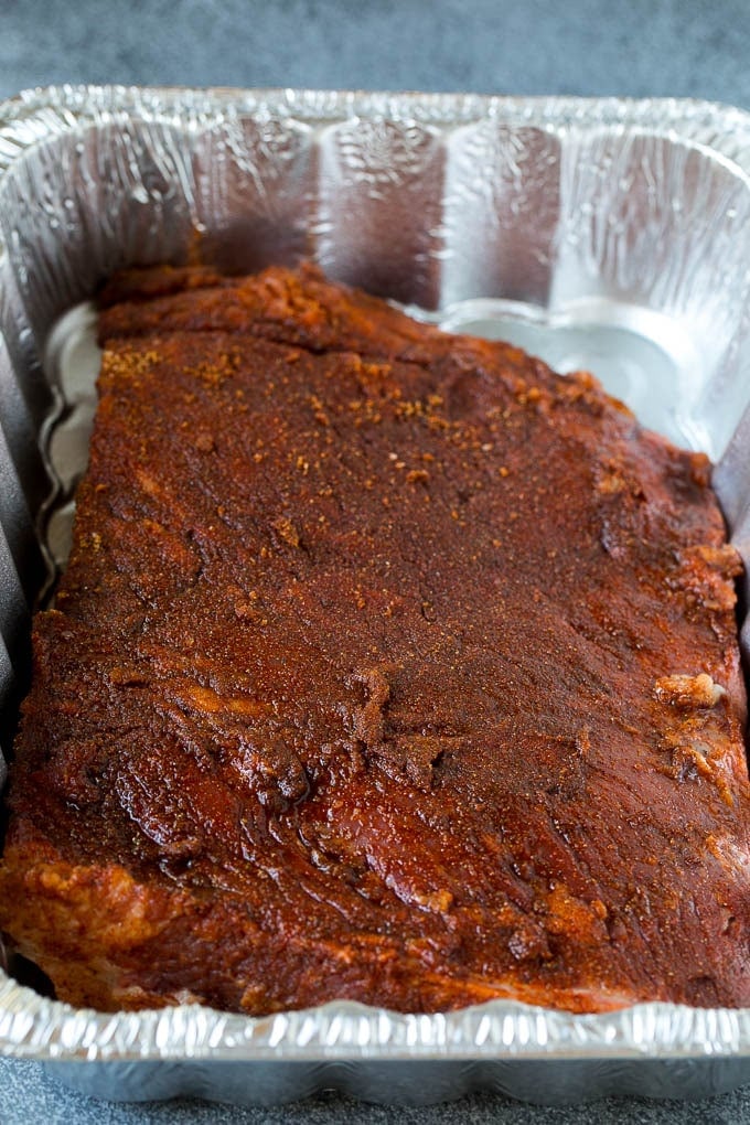 Smoked Brisket Recipe | Beef Brisket | BBQ Beef #brisket #smoker #beef #bbq #dinner #jonep Beef brisket coated in homemade spice rub.