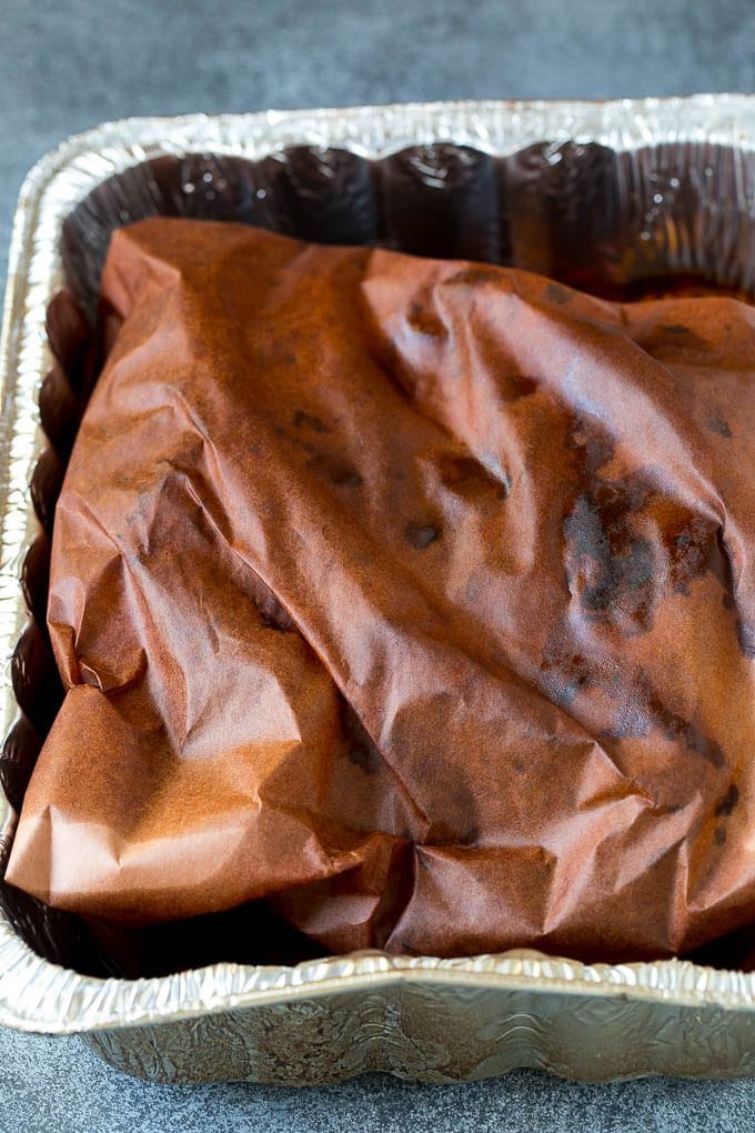 Smoked Brisket Recipe | Beef Brisket | BBQ Beef #brisket #smoker #beef #bbq #dinner #jonep Brisket wrapped in butcher paper.