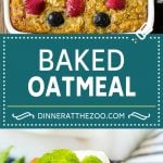 Baked Oatmeal Recipe | Meal Prep | Healthy Oatmeal #oatmeal #casserole #breakfast #brunch #jonep #mealprep