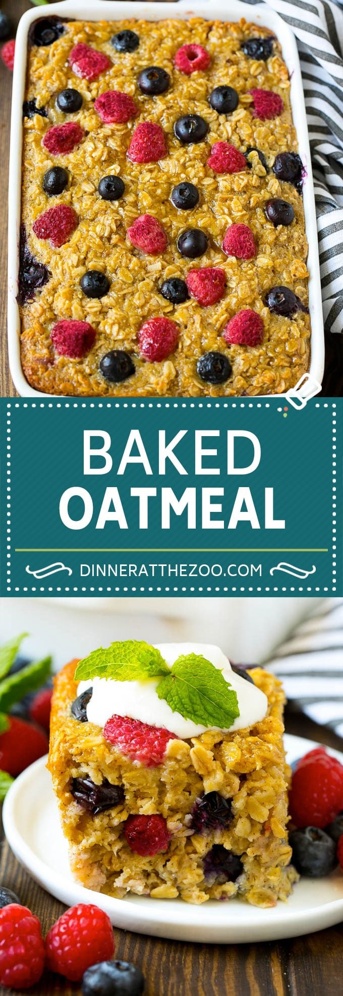 Baked Oatmeal Recipe | Meal Prep | Healthy Oatmeal #oatmeal #casserole #breakfast #brunch #jonep #mealprep