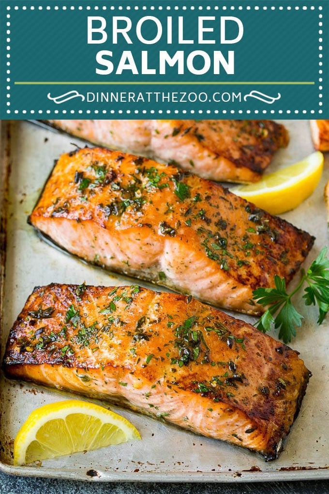 Broiled Salmon Recipe | Healthy Salmon Recipe #salmon #garlic #seafood #dinner #jonep