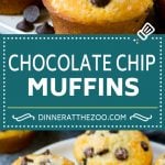 Chocolate Chip Muffins | Easy Muffin Recipe #chocolate #muffins #baking #breakfast #snack #jonep