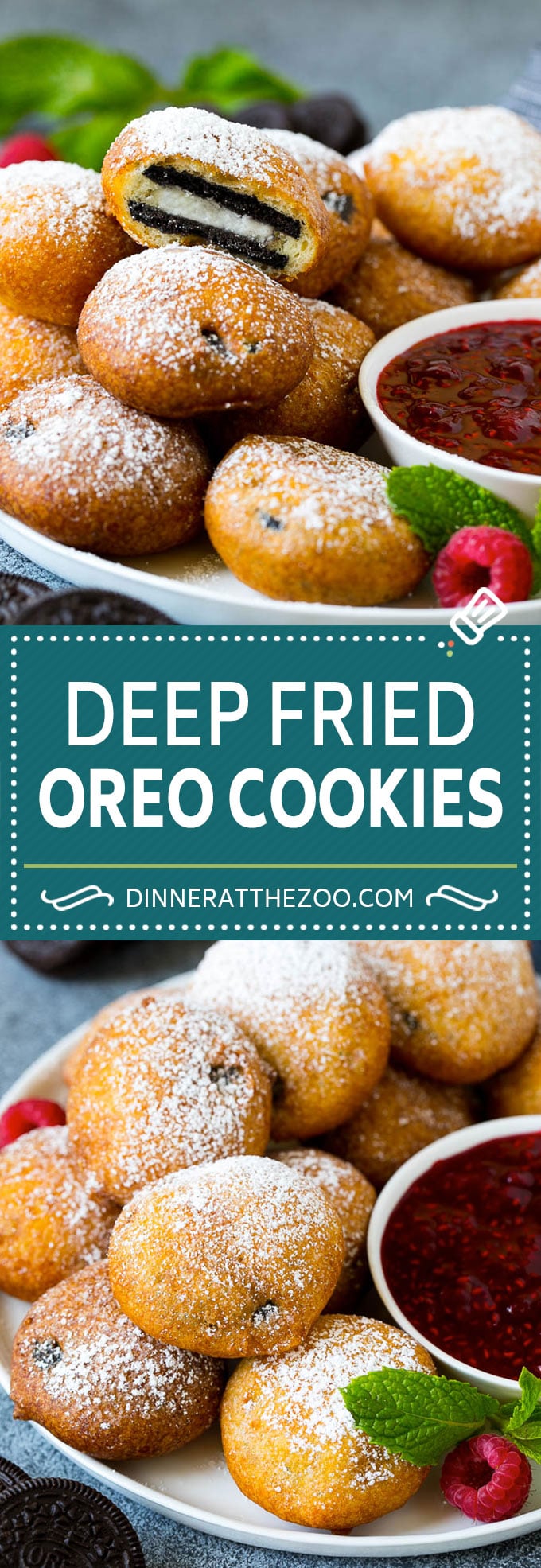 Fried Oreos Recipe #oreos #cookies #dessert #chocolate #jonep