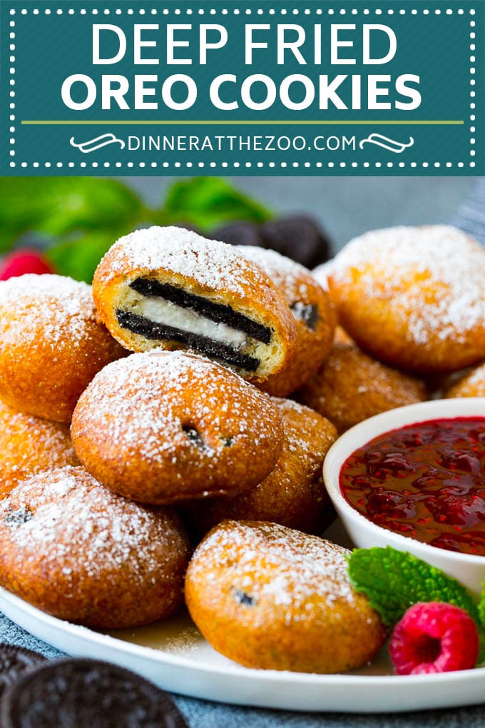 Fried Oreos Recipe #oreos #cookies #dessert #chocolate #jonep