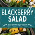 Blackberry Salad Recipe | Summer Salad #salad #blackberries #apricot #corn #dinner #healthy #jonep
