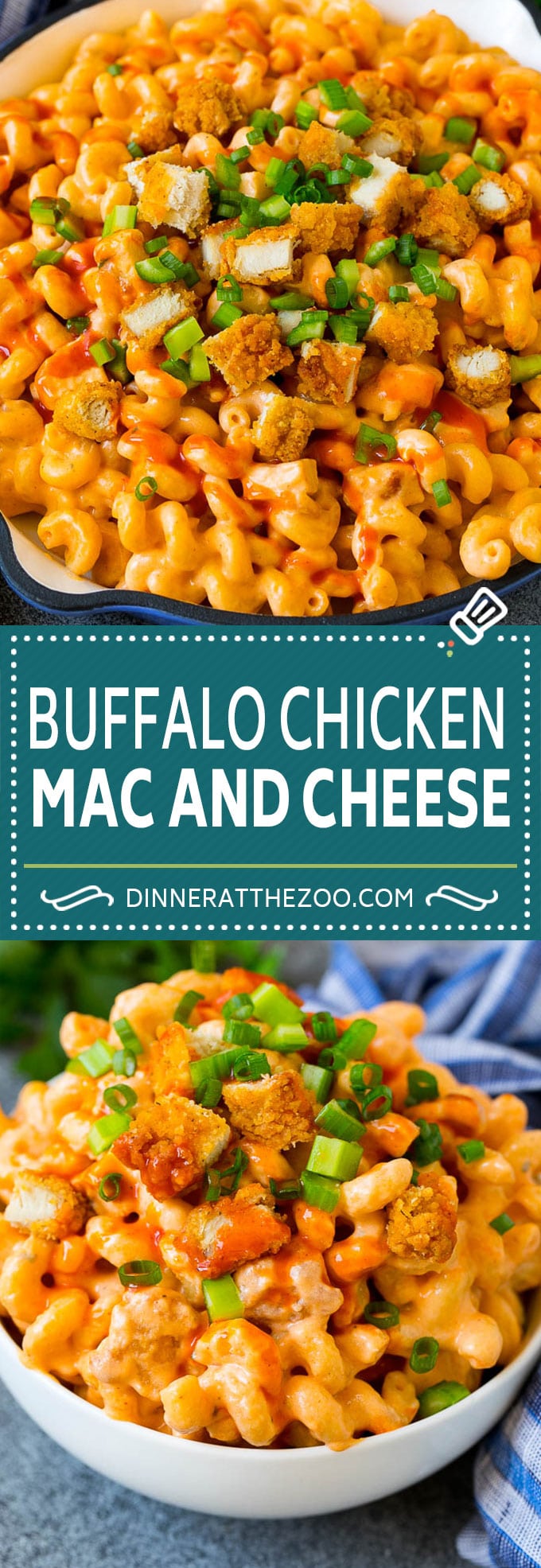 Buffalo Chicken Mac and Cheese Recipe | Spicy Macaroni and Cheese #chicken #buffalochicken #macandcheese #cheese #dinner #pasta #jonep