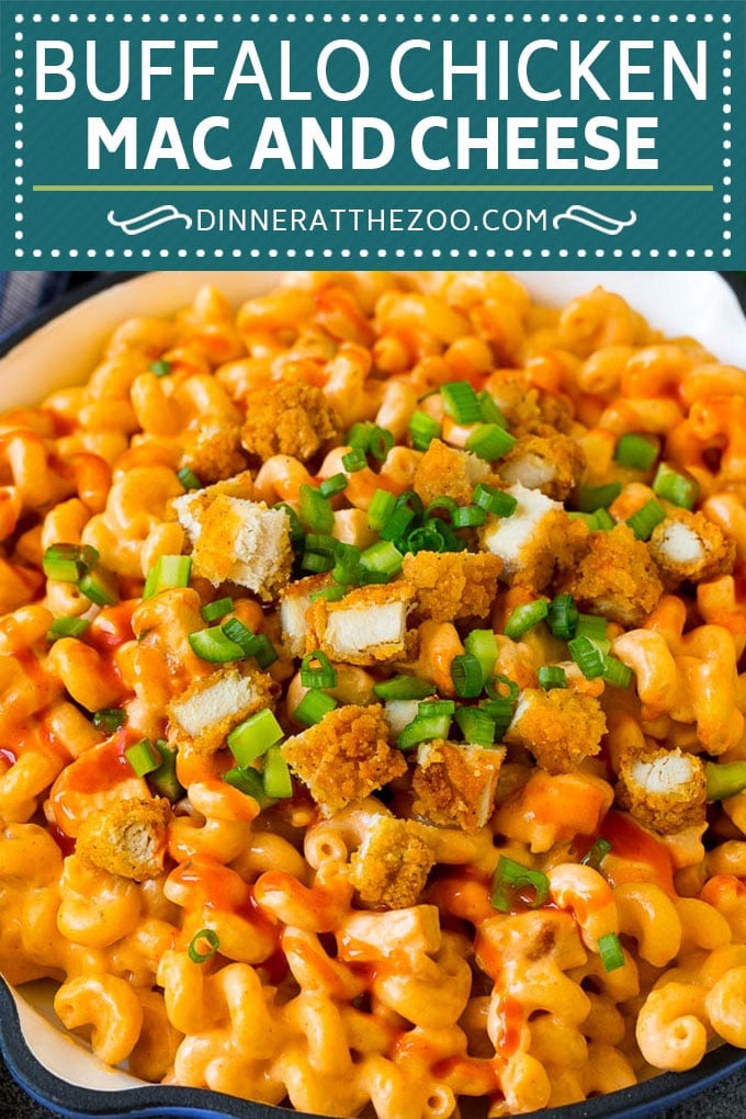 Buffalo Chicken Mac and Cheese Recipe | Spicy Macaroni and Cheese #chicken #buffalochicken #macandcheese #cheese #dinner #pasta #jonep