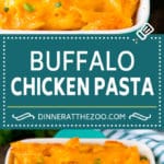 Buffalo Chicken Pasta Recipe | Baked Pasta #chicken #buffalochicken #pasta #cheese #dinner #jonep