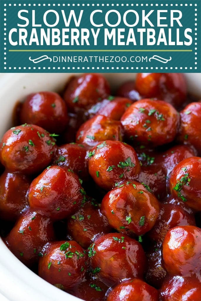 Cranberry Meatballs Recipe | Slow Cooker Meatballs | Slow Cooker Appetizer | Crockpot Meatballs #meatballs #cranberry #appetizer #slowcooker #crockpot #jonep