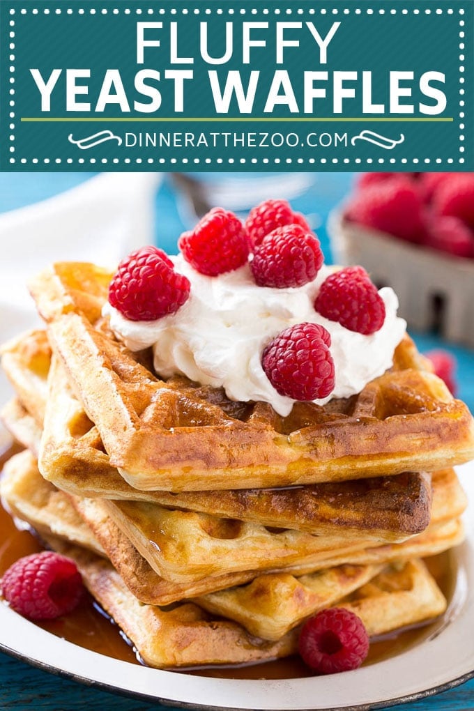Yeast Waffles Recipe | Homemade Waffles #waffles #breakfast #brunch #jonep