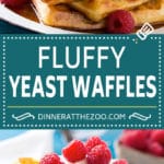 Yeast Waffles Recipe | Homemade Waffles #waffles #breakfast #brunch #jonep