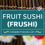Fruit Sushi Recipe | Dessert Sushi #fruit #sushi #snack #dessert #jonep