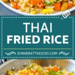 Thai Fried Rice Recipe | Chicken Fried Rice #rice #chicken #friedrice #thaifood #stirfry #dinner #jonep