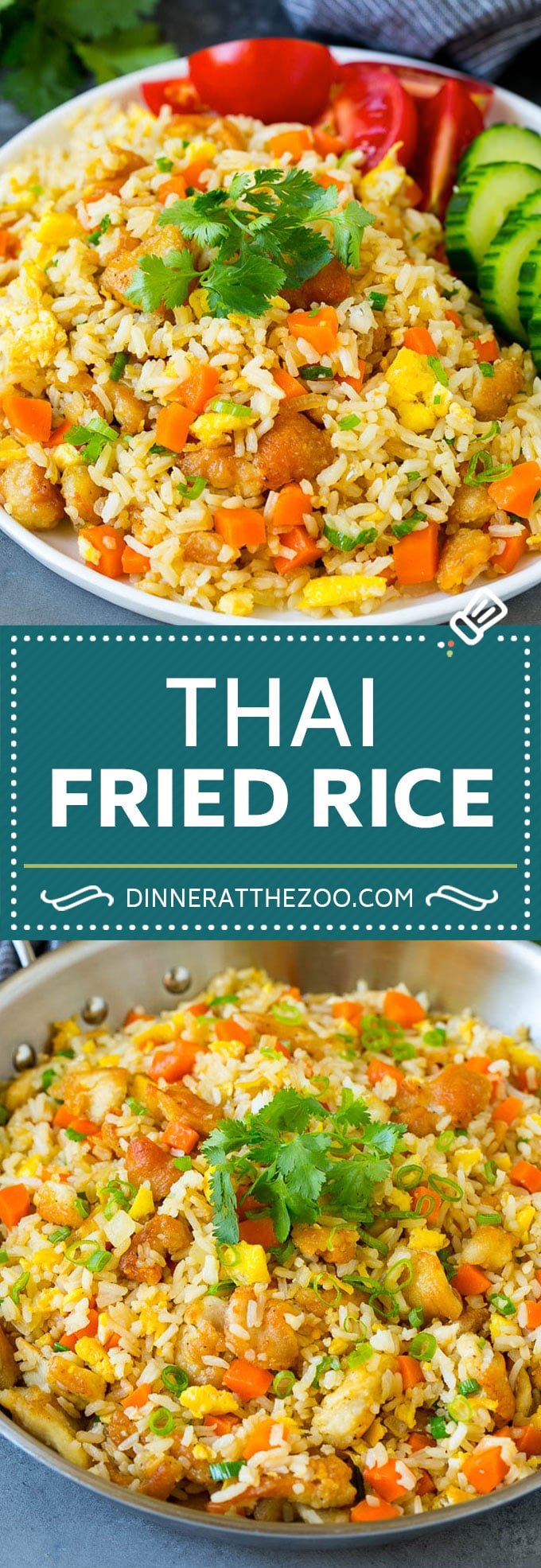 Thai Fried Rice Recipe | Chicken Fried Rice #rice #chicken #friedrice #thaifood #stirfry #dinner #jonep