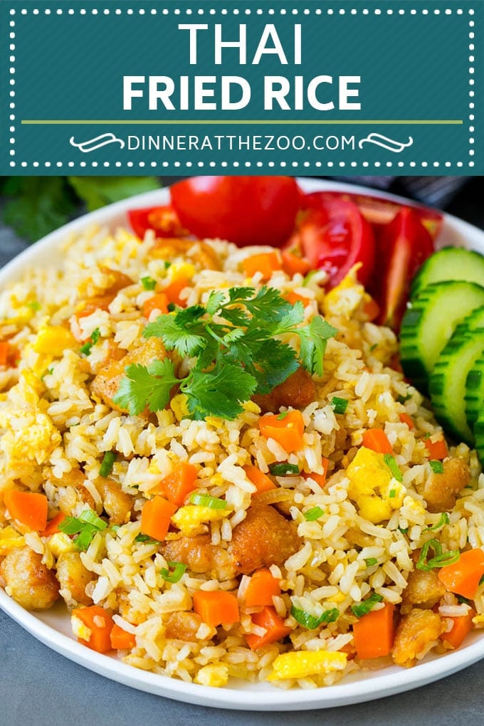 Thai Fried Rice Recipe | Chicken Fried Rice #rice #chicken #friedrice #thaifood #stirfry #dinner #jonep