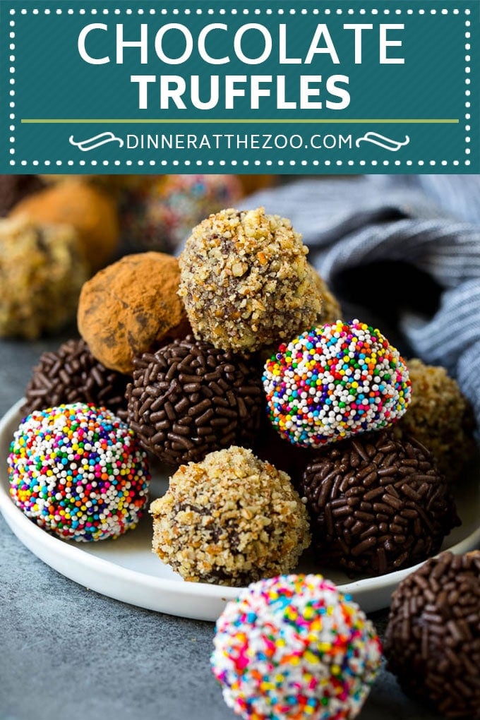 Chocolate Truffles Recipe | Homemade Candy #candy #truffles #chocolate #dessert #sprinkles #jonep
