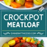 Crockpot Meatloaf Recipe | Slow Cooker Meatloaf #meatloaf #beef #slowcooker #crockpot #dinner #jonep
