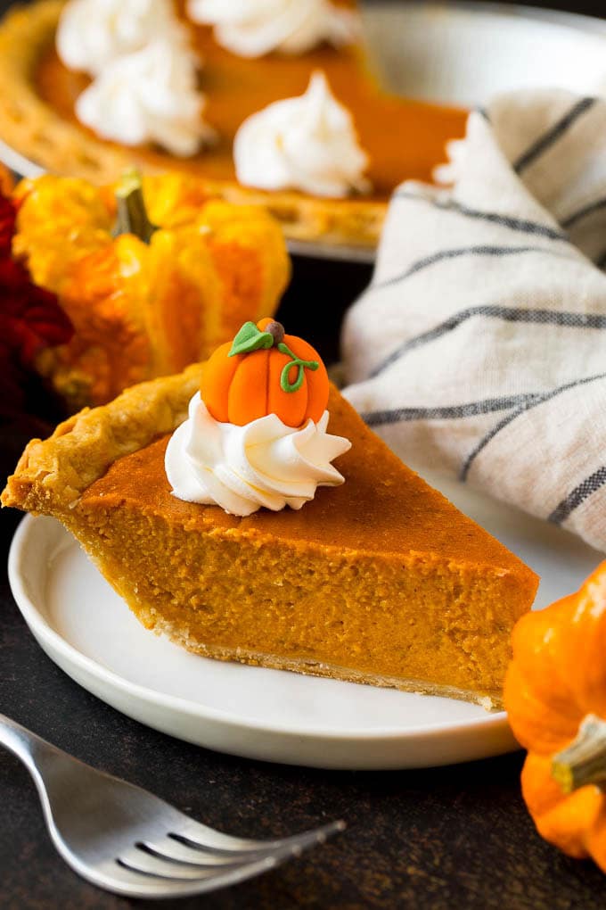 Pumpkin Puree Recipe #pumpkin #baking #fall #thanksgiving #jonep Pumpkin puree baked into pumpkin pie.